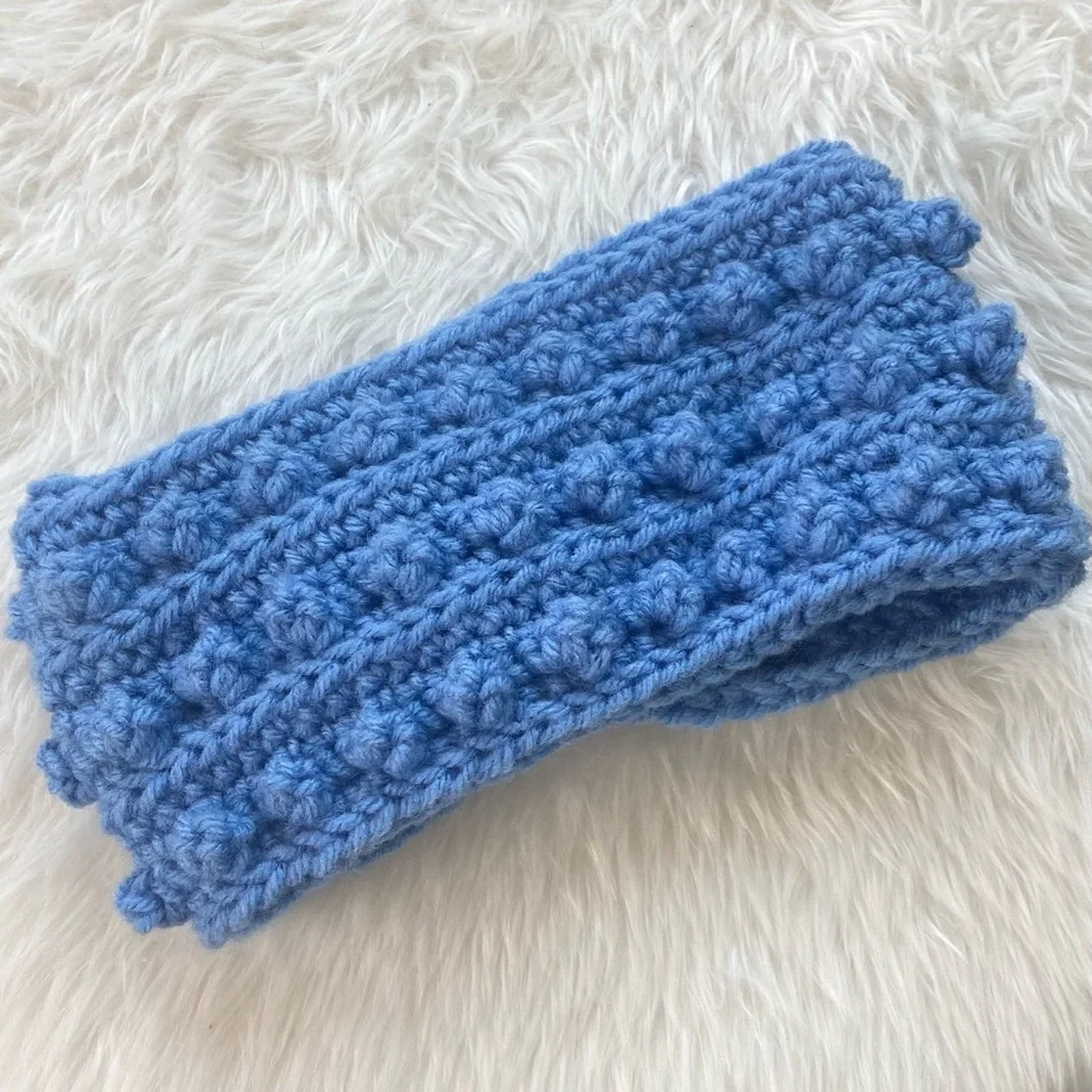 Forever Mine Knit Headband-cerulean